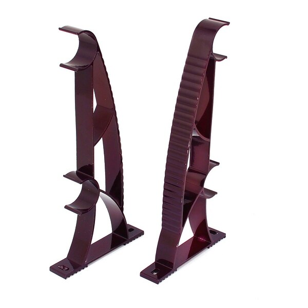 Shop Unique Bargains 2pcs Metal Double 1 Quot Dia Drapery